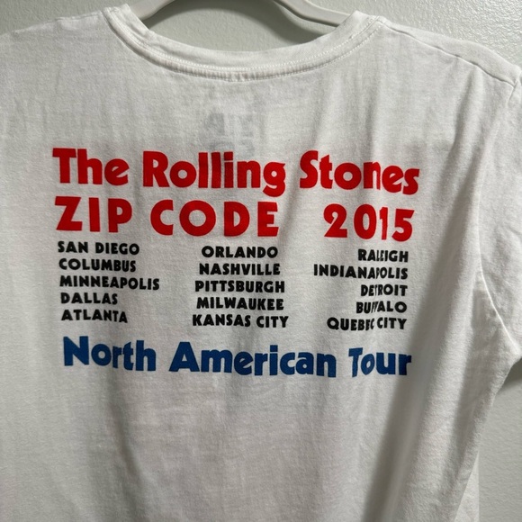 Women’s Rolling Stones Zip Code 2015 North American Tour Size Large - Picture 4 of 5